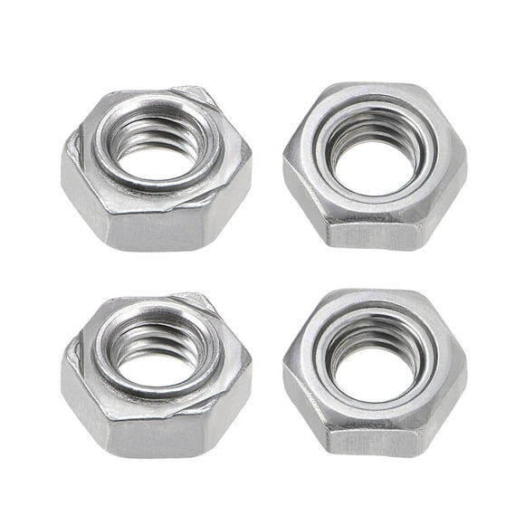 #10-32 Steel Tab Base Weld Nut with Offset Hole 50 pk. 